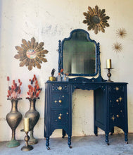 Load image into Gallery viewer, Vintage Celestial Painted Vanity or Desk