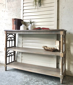 Pretty Neutral Console or Entryway Table