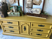 Load image into Gallery viewer, Beautiful Large Vintage Buffet, Dresser, or TV Stand