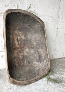 Large Antique Dough Bowl