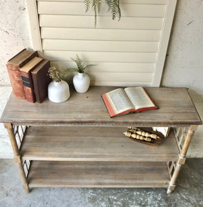 Pretty Neutral Console or Entryway Table