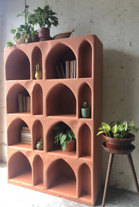 Amazing & Unique Faux Terra Cotta Cubby Shelf