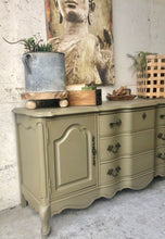 Load image into Gallery viewer, Pretty Olive Buffet or TV Stand