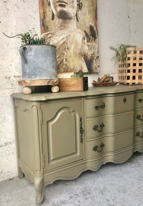 Pretty Olive Buffet or TV Stand