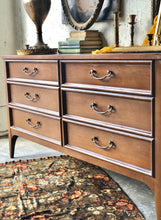 Load image into Gallery viewer, Beautiful Vintage MCM Bassett Dresser or Buffet