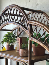 Load image into Gallery viewer, Vintage Rattan Etagere