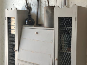 Unique Storage Cabinet Secretary Desk