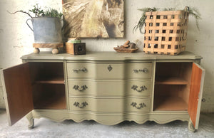 Pretty Olive Buffet or TV Stand