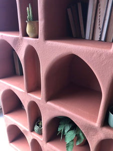 Amazing & Unique Faux Terra Cotta Cubby Shelf