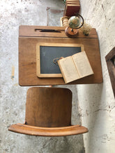 Load image into Gallery viewer, Adorable Vintage Industrial Kid’s School Desk