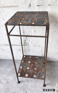 Rusty Plant Stand