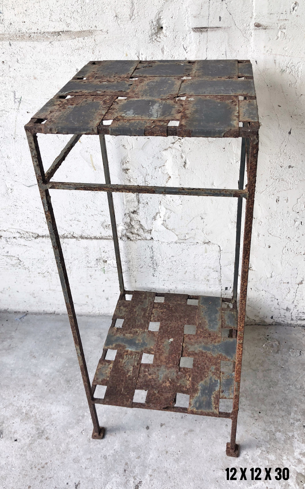 Rusty Plant Stand