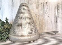 Load image into Gallery viewer, Farmhouse galvanized strainer scoop