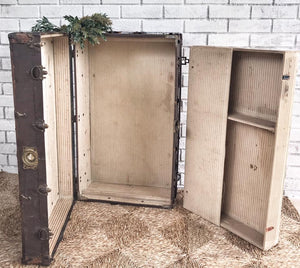 Amazing antique steamer trunk