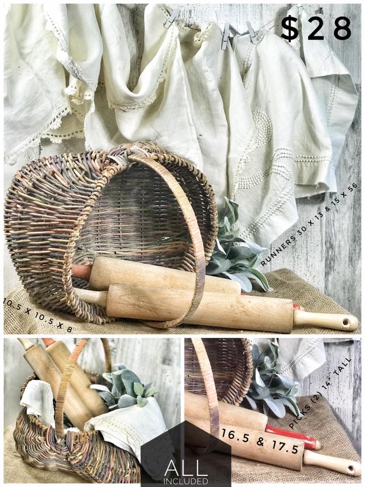 Rolling pin bundle $28