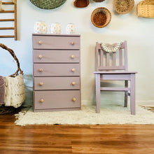 Load image into Gallery viewer, Adorable Kid’s Chest of Drawers with Matching Chair