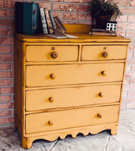 Load image into Gallery viewer, Primitive Antique Chest of Drawers