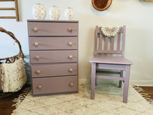 Load image into Gallery viewer, Adorable Kid’s Chest of Drawers with Matching Chair