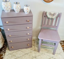 Load image into Gallery viewer, Adorable Kid’s Chest of Drawers with Matching Chair