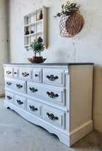 Load image into Gallery viewer, Rustic Vintage Long Dresser or Buffet