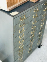 Load image into Gallery viewer, Amazing Vintage Industrial Rolling Cabinet
