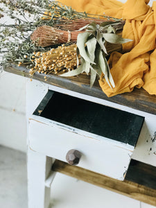 Beautiful Farmhouse Entryway Table or Coffee Bar