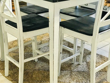 Load image into Gallery viewer, Farmhouse Pub Table &amp; Chairs