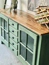 Load image into Gallery viewer, Stunning Turquoise TV Console Cabinet or Buffet