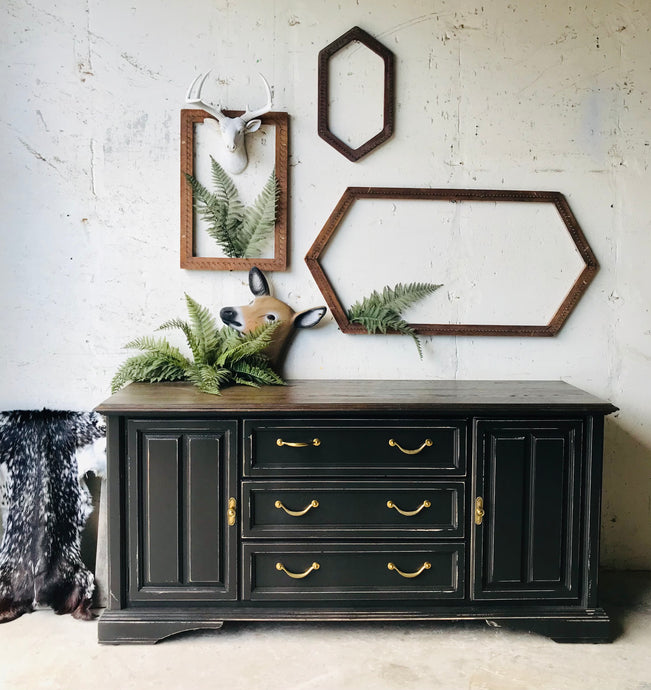 Classy Vintage Credenza, Buffet, or TV Stand