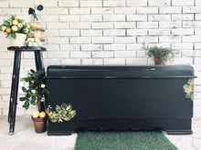 Load image into Gallery viewer, Black &amp; Lemon Lane Cedar Chest