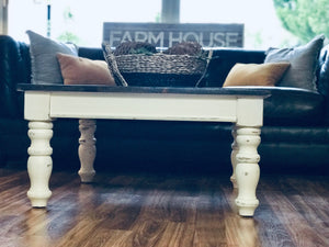 Chunky Farmhouse Square Coffee Table