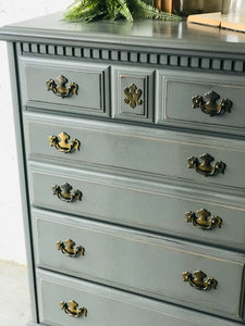 Charming Vintage Tall Chest of Drawers