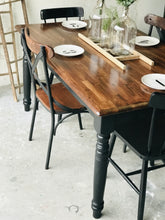 Load image into Gallery viewer, Modern Farmhouse Complete Table &amp; Chairs Set (5pc)