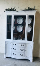 Load image into Gallery viewer, Pristine Vintage Farmhouse China Cabinet
