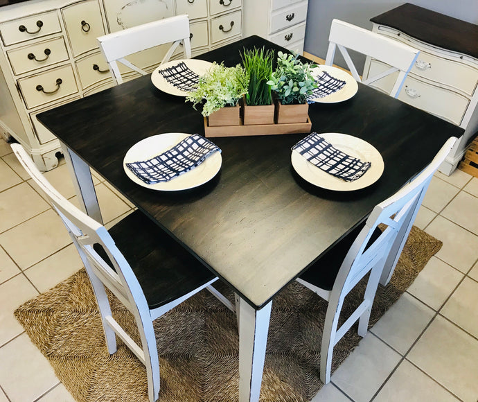 Farmhouse Pub Table & Chairs