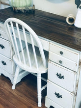 Load image into Gallery viewer, Charming Vintage Farmhouse Desk and Chair