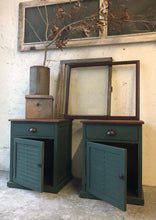 Load image into Gallery viewer, Modern Industrial End Table or Nightstand Set (2pc)