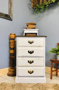 Farmhouse Style Vintage File Cabinet