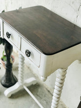 Load image into Gallery viewer, Antique Spindle Farmhouse Accent Table