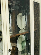 Load image into Gallery viewer, Shabby Vintage Lighted China Cabinet