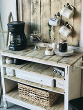 Load image into Gallery viewer, Revamped Rustic Farmhouse Coffee Bar