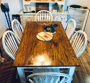 The Absolute Perfect Farmhouse Table and Chairs Set