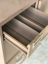 Load image into Gallery viewer, Awesome Vintage Industrial Metal File Cabinet w/Storage