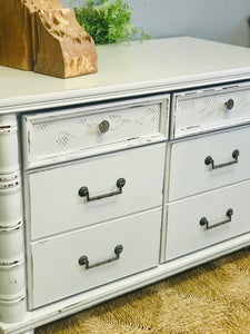 Pretty Coastal Credenza Cabinet