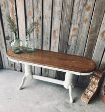 Load image into Gallery viewer, Perfect Farmhouse Sofa or Entryway Table &amp; fire extinguisher