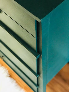 Modern Farmhouse Green Chest of Drawers