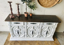 Load image into Gallery viewer, Stunning Vintage Farmhouse Buffet or TV Stand