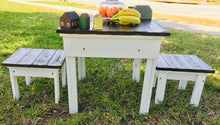 Load image into Gallery viewer, Adorable Mini Farmhouse Toddler Table &amp; Stools