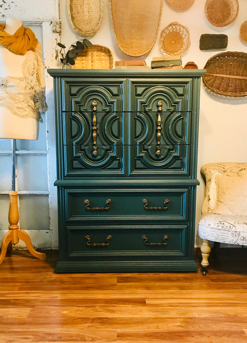 Gorgeous Vintage Mediterranean Chest of Drawers