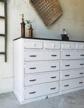 Load image into Gallery viewer, Pretty Vintage Farmhouse Dresser, Buffet, or Coffee Bar